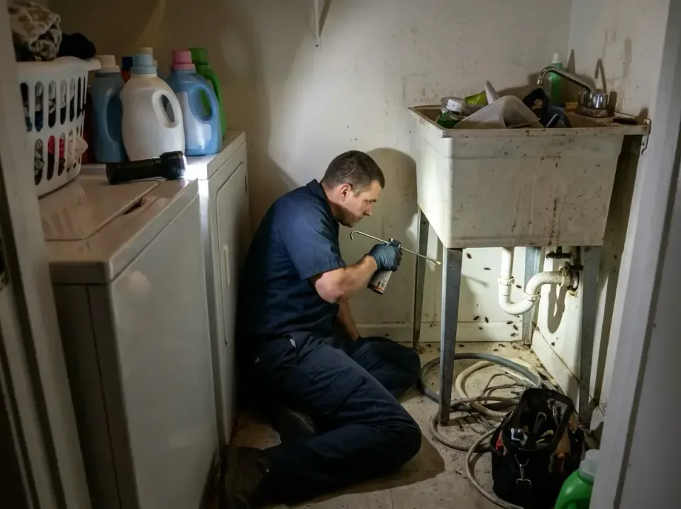 Pest Control Technician — Laundry Room