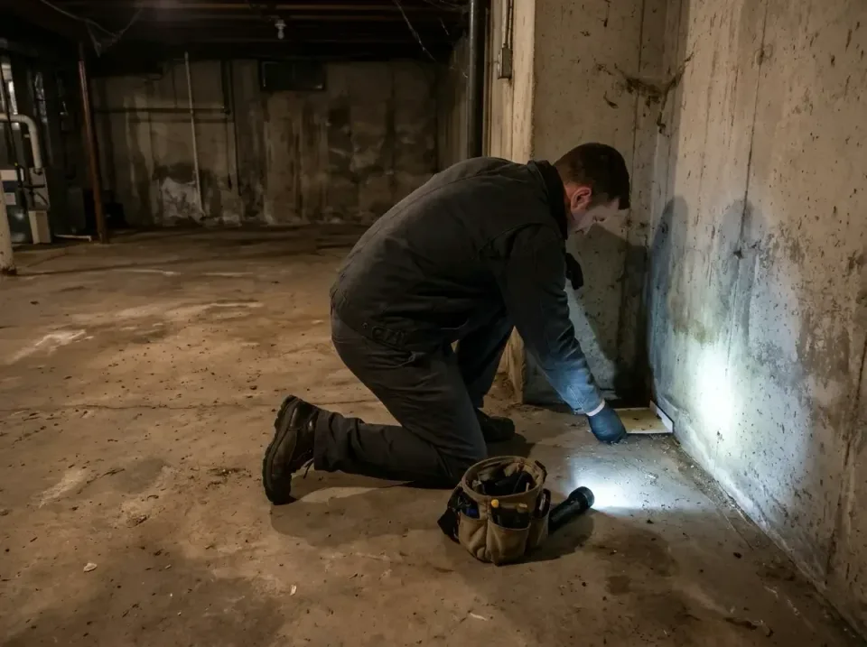 Pest Control Technician — Basement